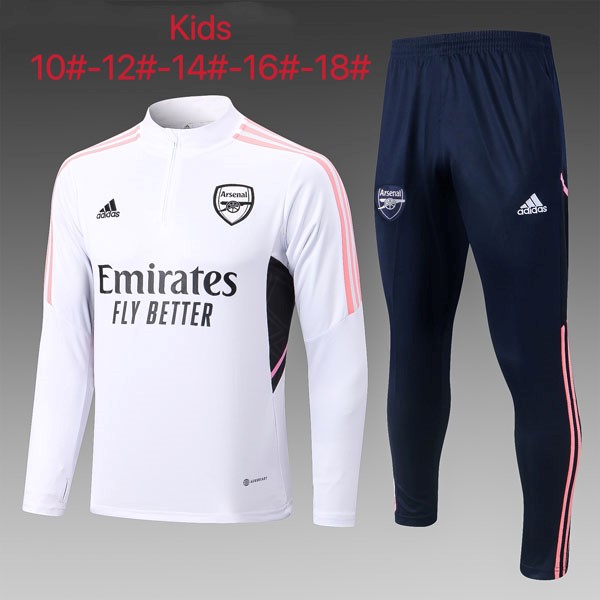 Niños Sudadera De Training Arsenal 2023 Blanco Azul